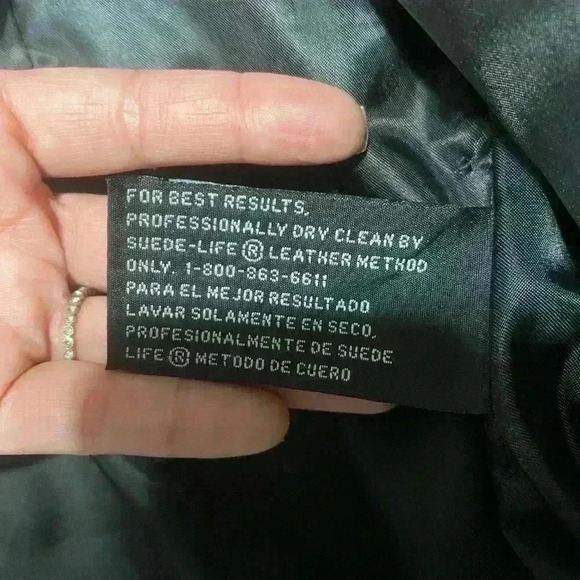 Worthington Women’s Leather Jacket Black Size XL - Picture 5 of 10